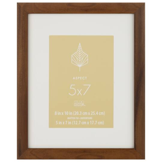 8 Pack: Rustic 5" x 7" Frame with Mat, Aspect by Studio Décor®